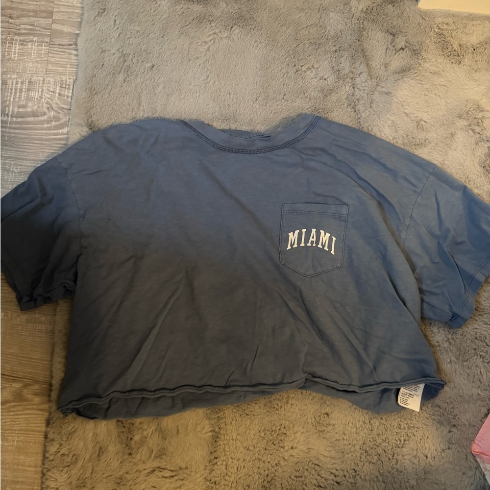 American Eagle Outfitters Blue Short Sleeve Tee